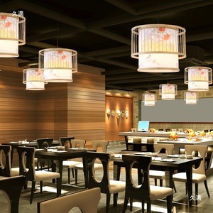 lampes suspendues, restaurants ruraux rétro chinois, hôtels, maisons d'hôtes, salons de thé, hot <span class=keywords><strong>pot</strong></span> zen, lanternes japonaises - Product Image 2