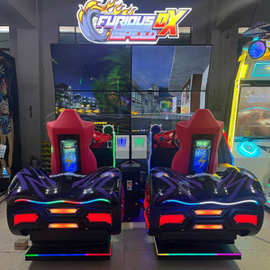 Furious Speed DX Racing Car Four Screen Dynamic Simulator Máquina de juego Idioma inglés - Product Image 2