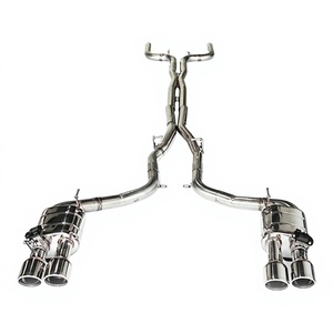 Vortex High Performance Stainless Exhaust for Maserati Ghibli Electronic Valve Controlled Dual Piping <b>Kit</b> - Product Image 1