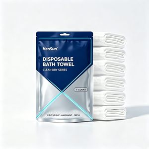 Serviettes de bain jetables en coton non tissé bio, grandes tailles 70x140, pour le corps, vente en gros, en vrac - Product Image 3