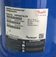 Compresseur frigorifique scroll Danfoss HRP060T4LP6 R407C 5HP en cuivre et laiton, série HLP, pour climatisation – Meilleure vente