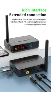 NFC Blue-tooth 5.3 Transmitter <strong>Receiver</strong> 3.5mm AUX <strong>Optical</strong> 6.5mm Microphone / U Disk / TF Card HIFI Wireless <strong>Audio</strong> Adapter - Product Image 4