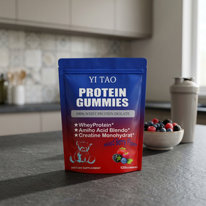 Gomitas de Proteína para el Desarrollo Muscular, Suplemento de Proteína de Suero, 120 Gomitas, Venta al Por Mayor OEM - Product Image 1