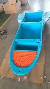 Bote de Pesca Plegable Portátil San-Tech con <span class=keywords><strong>Casco</strong></span> de Aluminio para Transporte en Auto, Alta Flotabilidad y Montaje Rápido, Material de PE Duradero - Product Image 5