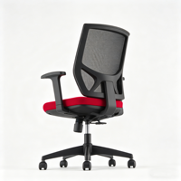 Chaise de bureau économique et commerciale personnalisée avec accoudoirs de remplacement, chaises de réunion d'entreprise avec base pivotante