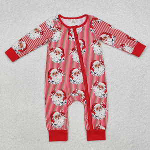 Pyjamas de Noël Assortis pour la Famille en Gros – Tenues d'Hiver Imprimées Père Noël Rouges pour Maman et Filles - Product Image 3