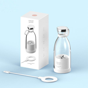 350 ml 홈 미니 업그레이드 휴대용 무선 충전 전기 과일 믹싱 컵 야외 과즙 기 선물 컵 - Product Image 1