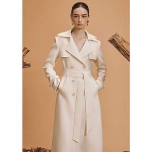 เสื้อโค้ทผู้หญิงใส่สบายสไตล์หรูหราคอลเลคชั่นฤดูใบไม้ร่วงผลิตจากเวียดนาม - Product Image 1