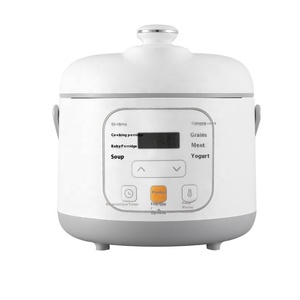 Petite autocuiseuse électrique intelligente en acier inoxydable de 1,8 L, 500 W, avec fonction de réservation, cuisson rapide, pression automatique, pour la maison - Product Image 1