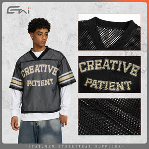 T-shirt a maniche corte da uomo Dreaming Lion, estiva, sportiva, in rete traspirante, con stampa a lettere, di alta qualità, con scollo a V. - Product Image 4