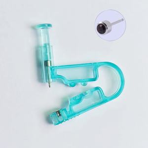 <span class=keywords><strong>Pendientes</strong></span> de perforación de oreja de acero inoxidable sin dolor desechables de <span class=keywords><strong>primera</strong></span> generación, joyería empaquetada estéril individual hipoalergénica - Product Image 4