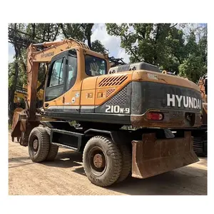 Hyundai 210w-9 excavatrice à roues de 19 tonnes Hyundai 210w-9 a utilisé le Hyundai210w-9 coréen de 21ton en vente