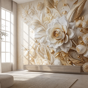 Murale 3D Personalizzato in Rilievo, Prezzo di Fabbrica all'Ingrosso, Adesivo Murale in PVC Autoadesivo Ispessito per Arredamento di Lusso - Product Image 3