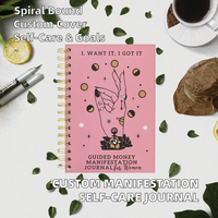 Journal de Manifestation Guidée de Richesse pour Femmes : Planificateur de Gratitude et de Loi de l'Attraction en Spirale – Vente en Gros
