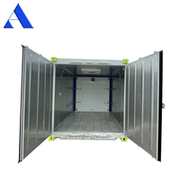 Conteneur frigorifique maritime DNV 2.7-1 standard de 20 pieds, congélateur et refroidisseur à double température de 20 pieds avec 2 compartiments à Dalian Qingdao