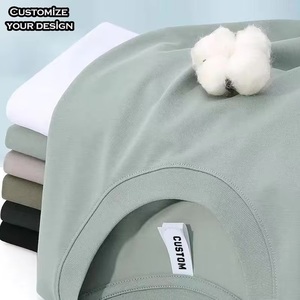 Kustomisasi 100% kaus pria katun kaus Logo merek kustom pabrikan kaus cetak layar sutra ukuran besar untuk pria