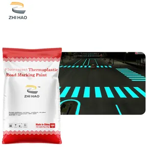 Thermoplastic Photoluminescent Paint Energy Storage Self-Luminous Road Powder Paint Glow In The Dark Road Marking Paint