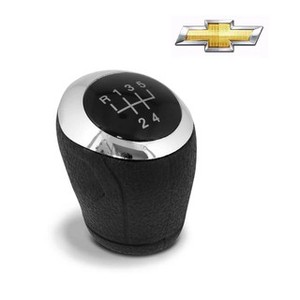 Chevrolet Gear <b>Shift</b> <b>Knob</b> 5 6 Speed Leather Ergonomic Car Gear <b>Knob</b> - Product Image 5