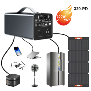 สถานีพลังงานแสงอาทิตย์แบบพกพา 300W 299.7Wh คลื่นไซน์บริสุทธิ์อเนกประสงค์ ขายดี สำหรับการเดินทางและสถานการณ์ฉุกเฉิน - Product Image 4