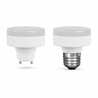 Plafonnier LED Rond Plat E26 E27 GU24 9W 11W 750-850LM 2700K-6500K IRC 90 Dimmable en Aluminium et PC pour Placard et Armoire