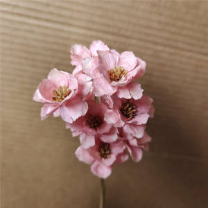 Arreglo Floral de Campanillas Plateadas Pequeñas Hechas a Mano, <span class=keywords><strong>Flores</strong></span> <span class=keywords><strong>Secas</strong></span> para Decoración de Pascua, Hogar y Bodas, con Tallo para Decoraciones Festivas - Product Image 4