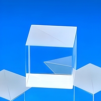 Pelat Pembagi Sinar Polarisasi HC Optics 1064nm Fused Silica 45 untuk Mesin Penanda Laser Serat Interferometer Dukungan ODM/OEM