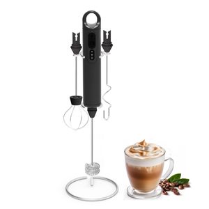 Espumador de leche eléctrico, máquina de mano, licuadora de café Usb recargable comercial, Mini licuadoras portátiles o batidora de mano - Product Image 4