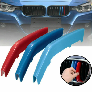 Couverture de grille avant à rayures m-couleur, <span class=keywords><strong>1</strong></span> pièce de haute qualité pour BMW série 5 E60 2003 — 2010 - Product Image 4