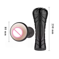 Leistungsstarkes TPE Retractable Airplane Cup Sexspielzeug für Oral- und Paarvergnügen – Sexmaschine für Deep Throat & männliche Masturbation mit Mundcup