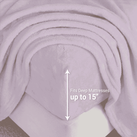 Ensemble de draps en velours polaire doux en peluche de haute qualité pour l'hiver