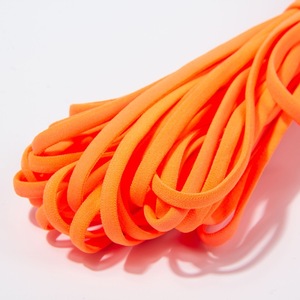Cinta elástica de costura colorida de 5mm, banda elástica tejida de cuerda redonda para accesorios de ropa, Textiles para el hogar - Product Image 3