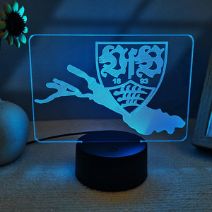 <strong>Football</strong> Club Standard Modern Bedroom Creative USB Desk Lamp Festival Gift <strong>Football</strong> 3D Night <strong>Light</strong> - Product Image 5