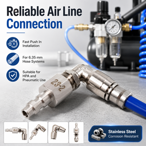 Raccord rapide HPA (US) 23-2 à connexion par poussée, assemblage fileté/DIN/baïonnette pour acier inoxydable de 6,35 mm (1/4 po) de diamètre extérieur - Product Image 5