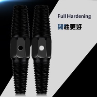 Extracteur de vis cassées industriel à double tête 1/2" 3/4" en acier au carbone, outil manuel pour le retrait de robinets et tuyaux, modèle pour vis dénudées