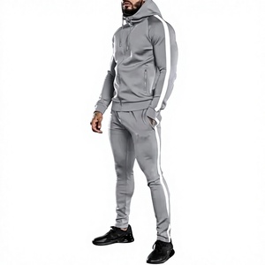 Men <b>Yellow</b> Hooded <b>Tracksuit</b> Full Sleeve Solid Color Casual Sportswear Side Pockets Drawstring Closure Regular Fit Winter - Product Image 5