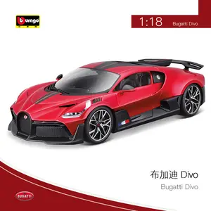 뜨거운 판매 Bburago 1:18 Bugatti Divo 슈퍼 자동차 다이 캐스트 금속 소장 다이 캐스트 자동차 합금 자동차 모델