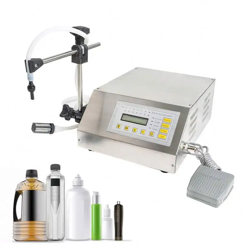 Semi-auto Liquid Filling Machine Pump Numerical Filler Digital Control Drink Water