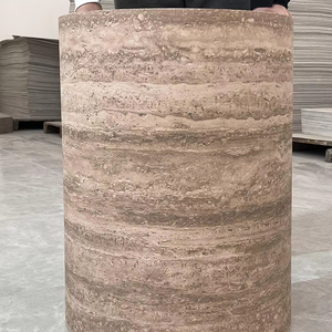 Di fascia alta 3D stampato flessibile travertino romano struttura <span class=keywords><strong>in</strong></span> <span class=keywords><strong>pietra</strong></span> pieghevole leggero di grandi dimensioni 1200*2400 rivestimento murale <span class=keywords><strong>per</strong></span> esterno - Product Image 1