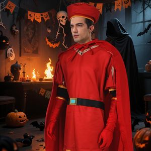 YUIQPKJX ลอร์ด ฟาร์ควาดเครื่องแต่งกายผู้ใหญ่หมวกเคปถุงมือยูนิเซ็กส์ฮาโลวีนมาร์ดิกราส์คอสเพลย์พร็อพ - Product Image 5