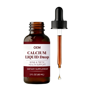 Fabricante de Marca Privada OEM/ODM, Gotas Líquidas de Calcio para Bebés Aptas para Vegetarianos, Suplementos Alimenticios para el Crecimiento Humano y la Salud Familiar - Product Image 3