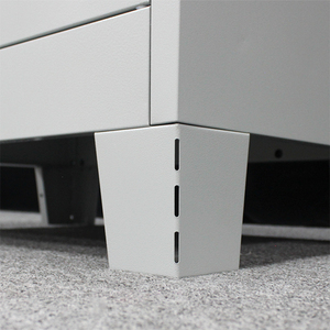 <span class=keywords><strong>Armario</strong></span> de escoba de acero de una sola Puerta de diseño moderno, casilleros DE TRABAJO DE <span class=keywords><strong>Metal</strong></span> de tamaño completo para sala de estar, lavandería, escuela - Product Image 4