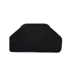 Pochette tissée personnalisée avec logo, design ondulé, mode estivale, crochet, pour femme, sac de soirée, commande en gros, livraison rapide - Product Image 2