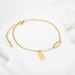 2024 High Quality New Design Custom Waterproof <b>Stainless</b> <b>Steel</b> Curb Chain Bracelet - Product Image 5