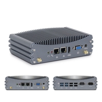 Ordinateur industriel embarqué LINKLEAPS gris argenté I5-7287U sans disque dur/SSD ni RAM, prix usine, en stock