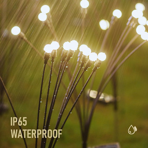 Lampe solaire LED en forme de luciole pour pelouse, <span class=keywords><strong>jardin</strong></span>, cour, éclairage extérieur, étanche, décorative, lampe solaire de <span class=keywords><strong>jardin</strong></span> - Product Image 4