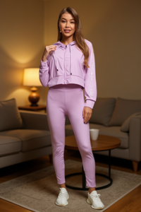 TC200Z 1 Tuta da Donna con Cappuccio, Zip Integrale, in Spandex e Poliestere, Traspirante, Casual, Tinta Unita, Vestibilità Regolare, per Primavera - Product Image 2