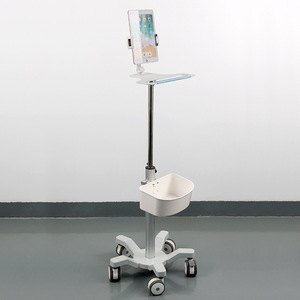 Portable flatbed trolley, multi-functional medical laptop trolley, height adjustable trolley - Product Image 2