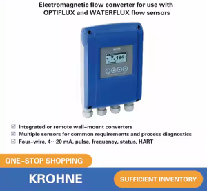 เซ็นเซอร์วัดการไหลแบบดิจิตอล KROHNE OPTIFLUX 1100 ใหม่ 100% ผลิตจากสแตนเลส ปรับแต่งได้ รองรับ OEM ใช้ได้กับน้ำมัน น้ำ และก๊าซ - Product Image 1