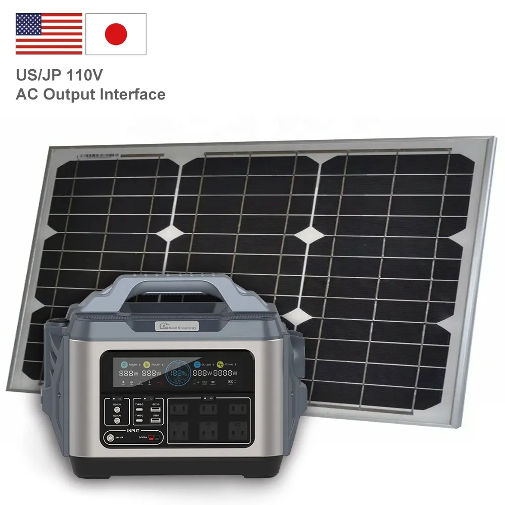 Nextgreenergy 230v 300w Solar Generator Charging Battery Charging Station and Portable Power Station for Outdoor Camping