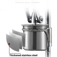 Nouvelle Machine Automatique à Frites Longues en Acier Inoxydable, Presse-Pommes de Terre pour Frites Profondes